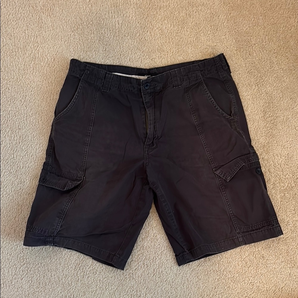 Men's Black Cargo Shorts